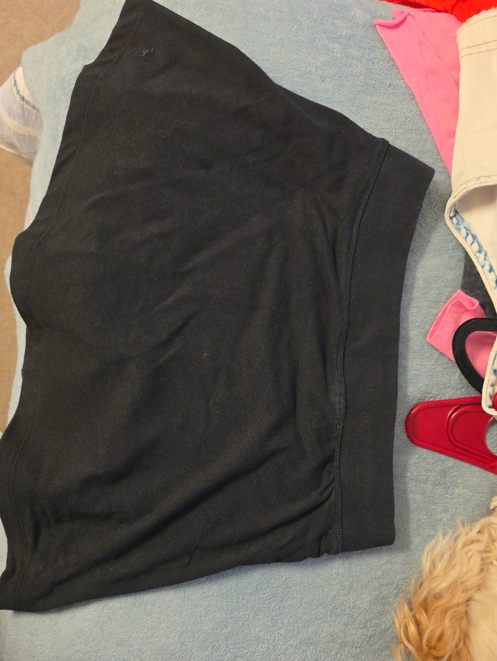 PINK Victoria's Secret Black Stretch Skort Shorts